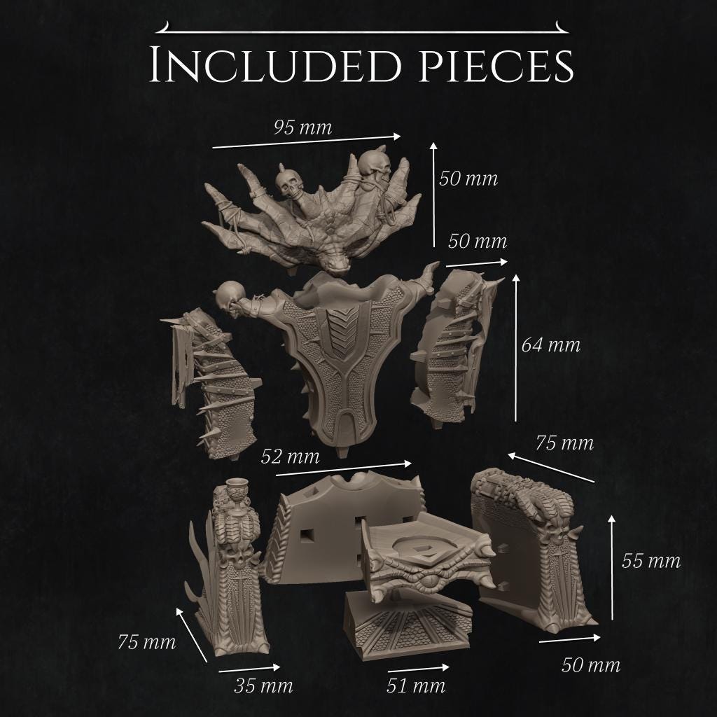 Aleehra the Dragon Knight Diorama | Fantasy Female Paladin Collectible Resin Diorama | by Nerikson