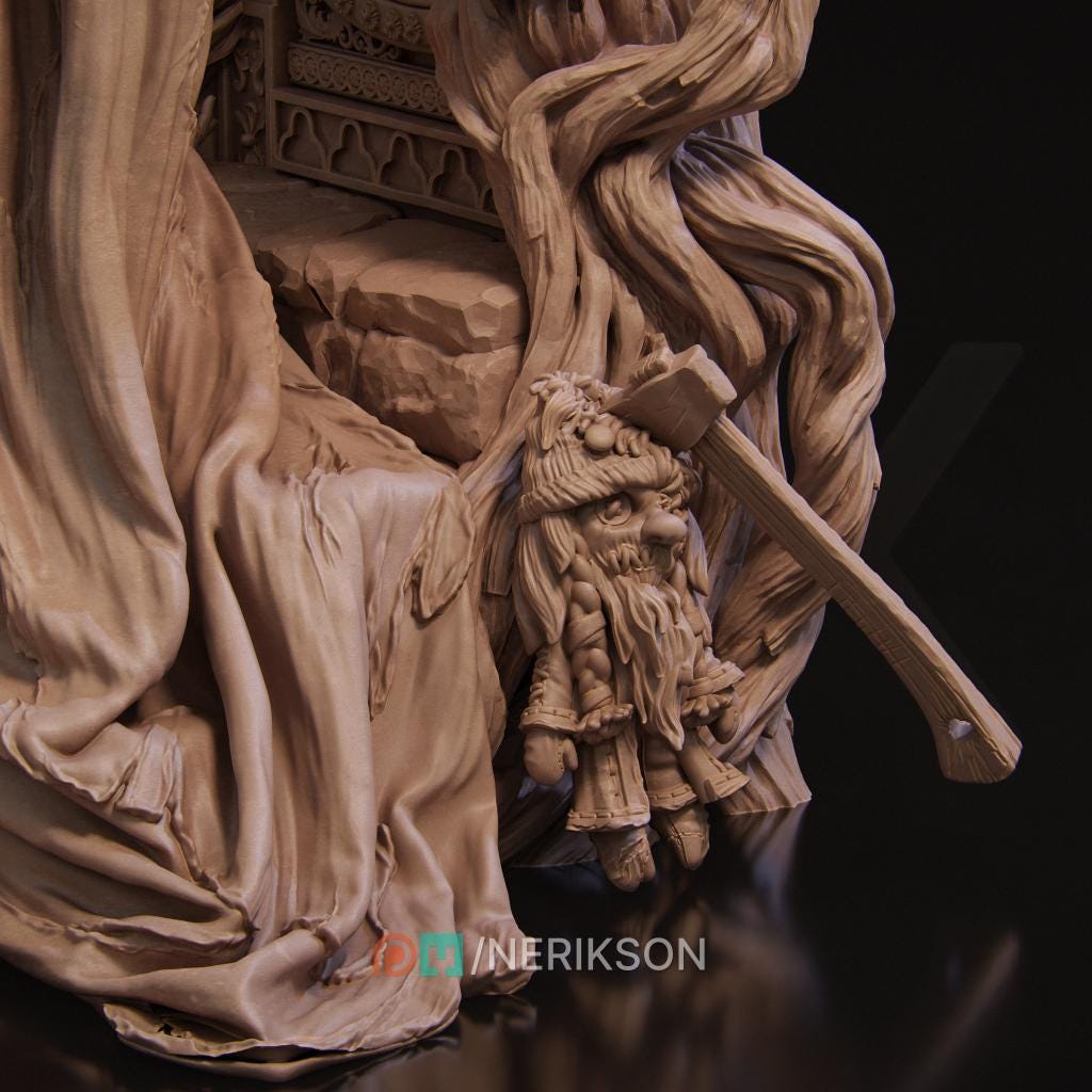 The Fairest of them All | Fantasy Snow White Fairytale Collectible Resin Diorama | by Nerikson