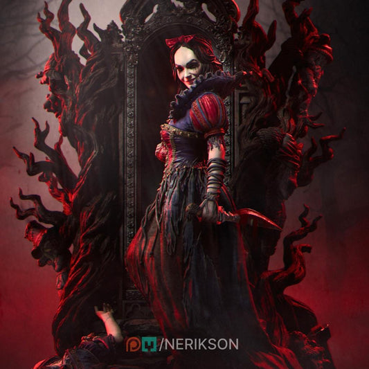 The Fairest of them All | Fantasy Snow White Fairytale Collectible Resin Diorama | by Nerikson