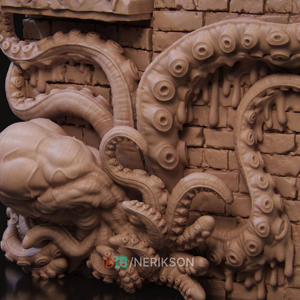 Laura the Detective Diorama| Noir Lovecraftian Collectible Resin Diorama | by Nerikson