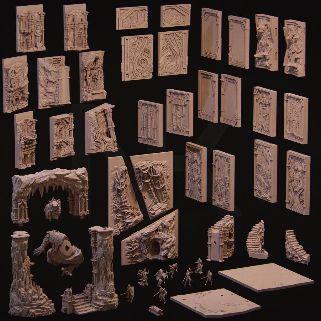 BookNook of the Shattered King | Large Scale Collectible Diorama Bookcase Filler | by Nerikson