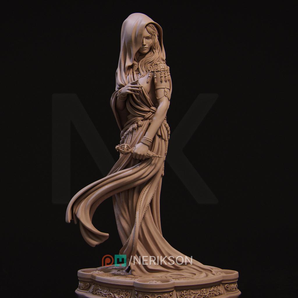 Moirae, the Three Fates | Collectible Greek Mythology Statue Diorama | by Nerikson