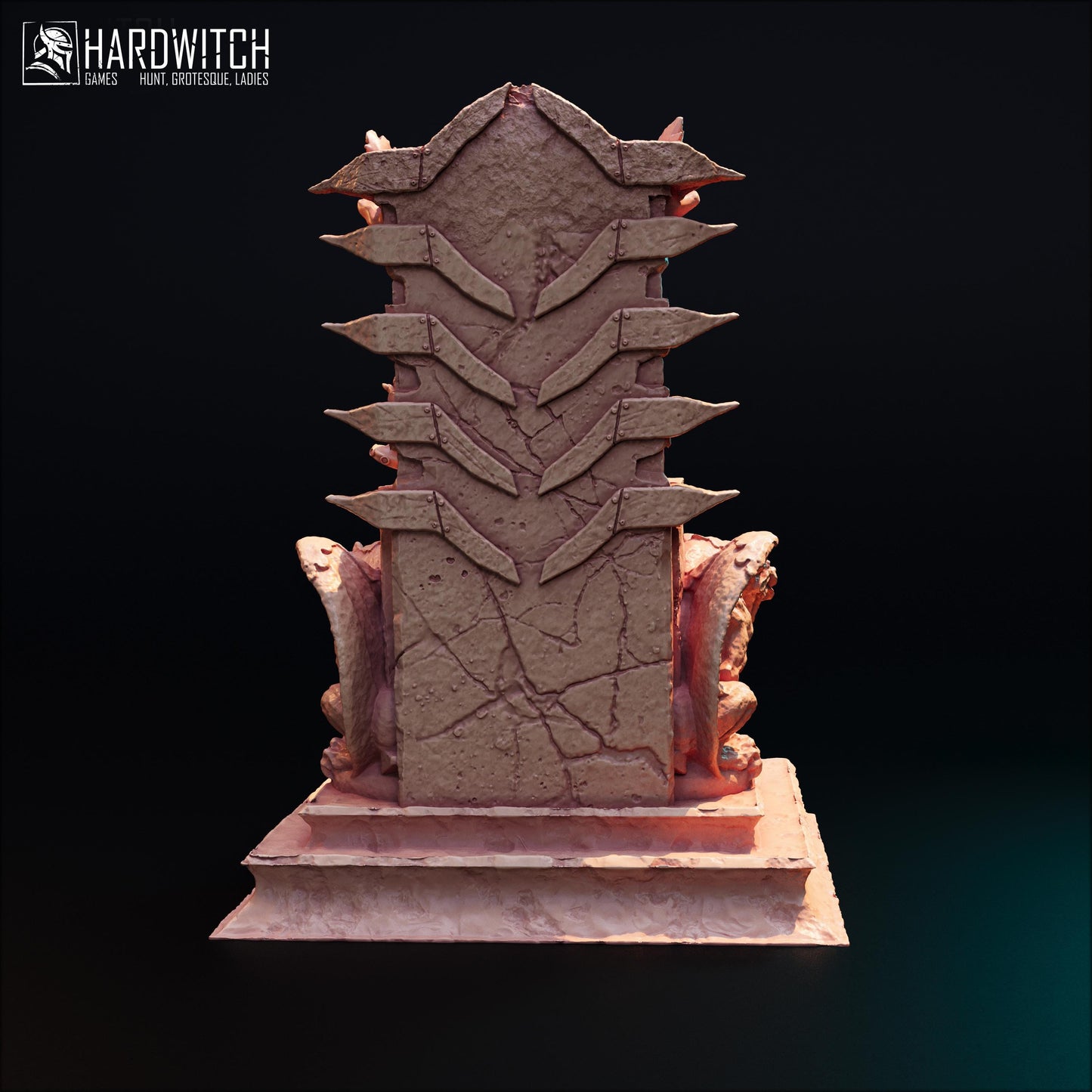 Fortada Astra | DnD Female Fantasy Demon Pin Up collectible Miniature | 32mm / 75mm | by Hardwitch Games