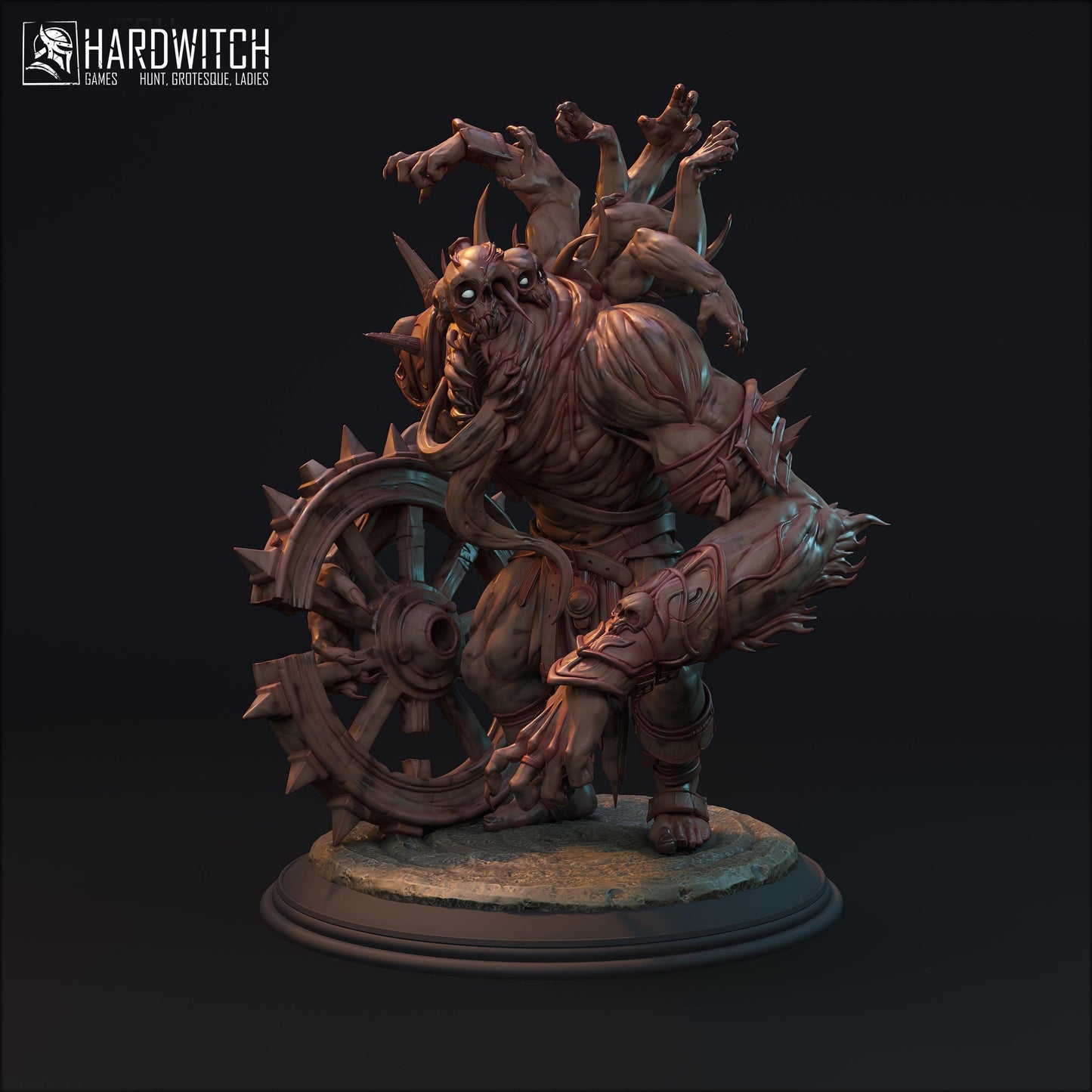 Bontar Sadoh | DnD Flesh Golem Monster collectible Miniature | 32mm / 75mm | by Hardwitch Games