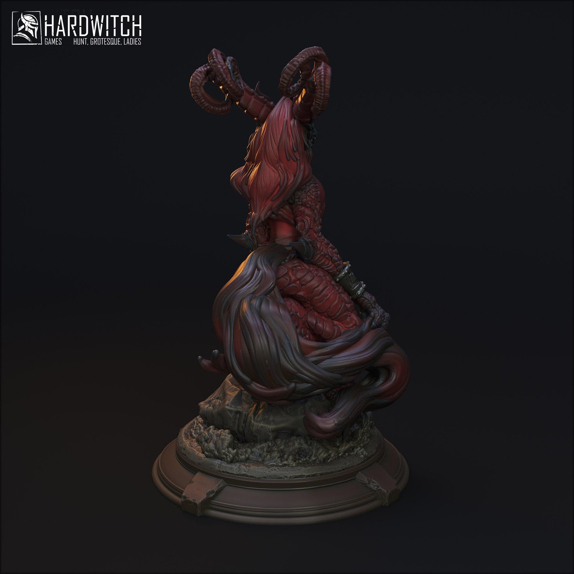 Luminarde Terza | DnD Fantasy Dragonkin collectible Miniature | 32mm / 75mm | by Hardwitch Games