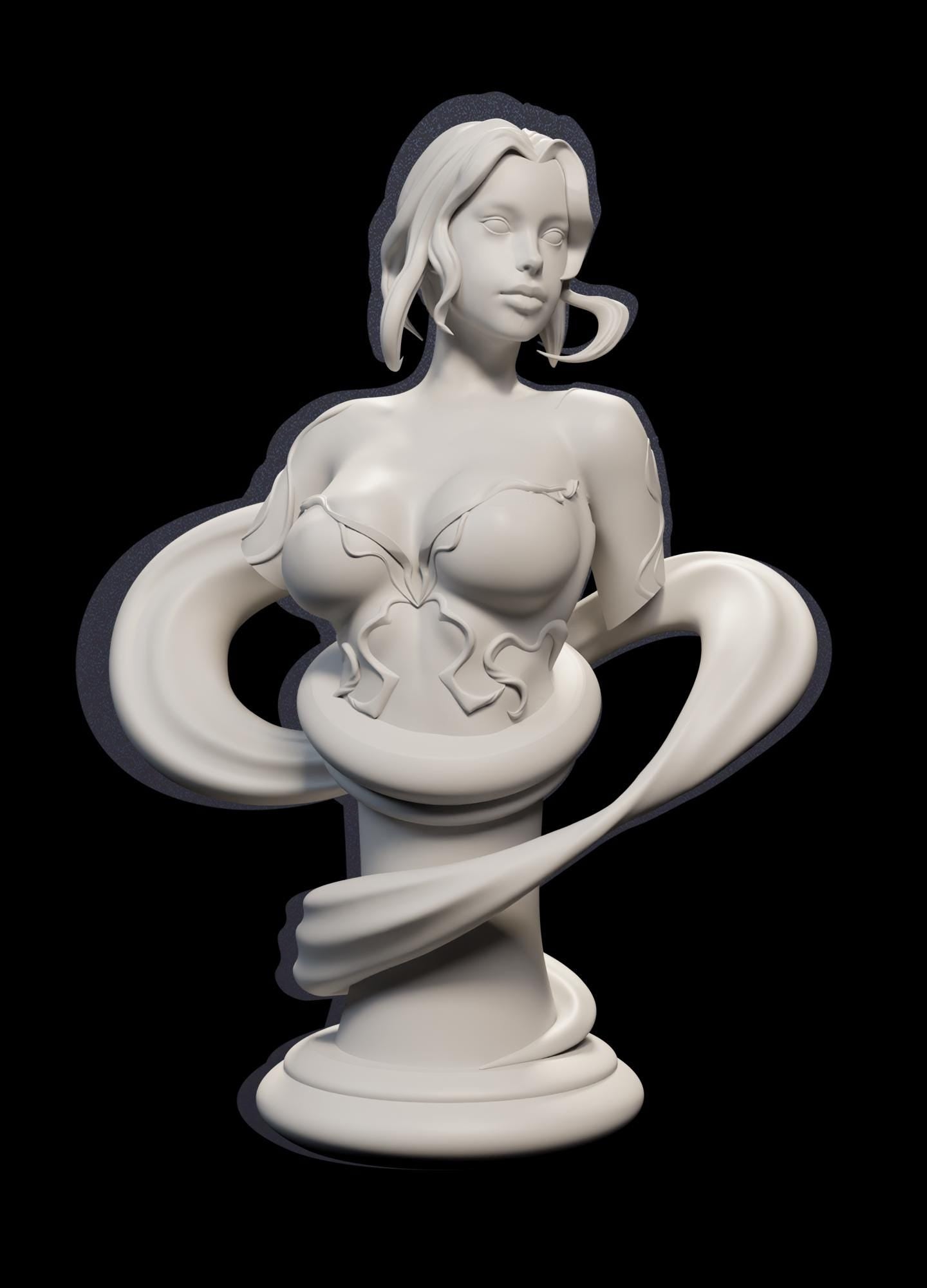 Elyndra | Female Angel Holy Divine Collectible Resin Pinup Miniature | by Post Prints