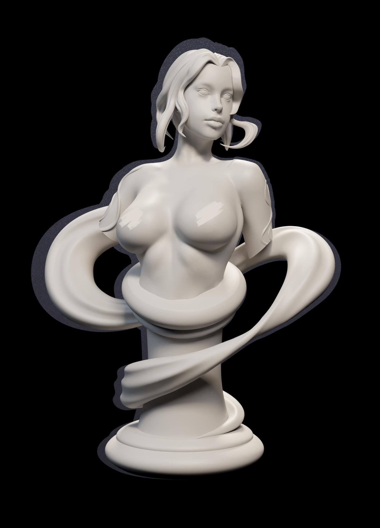 Elyndra | Female Angel Holy Divine Collectible Resin Pinup Miniature | by Post Prints
