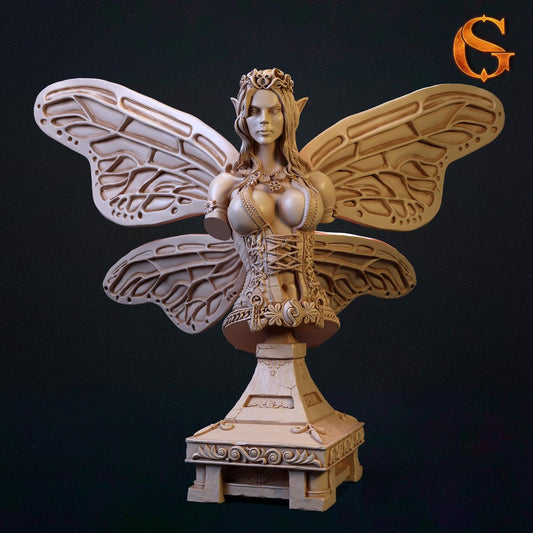 Nora Petalsplay Bust | Collectible Resin Miniature Statue | by Solgood Forge