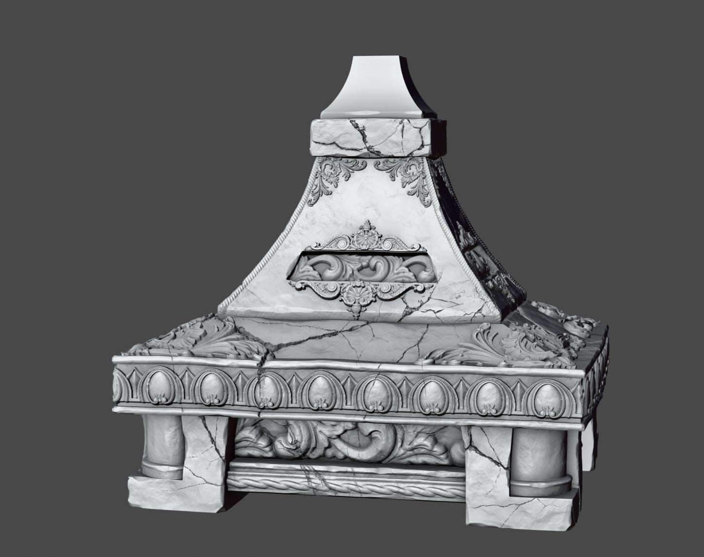 Paivi the Red Bust | Collectible Resin Miniature Statue | by Solgood Forge