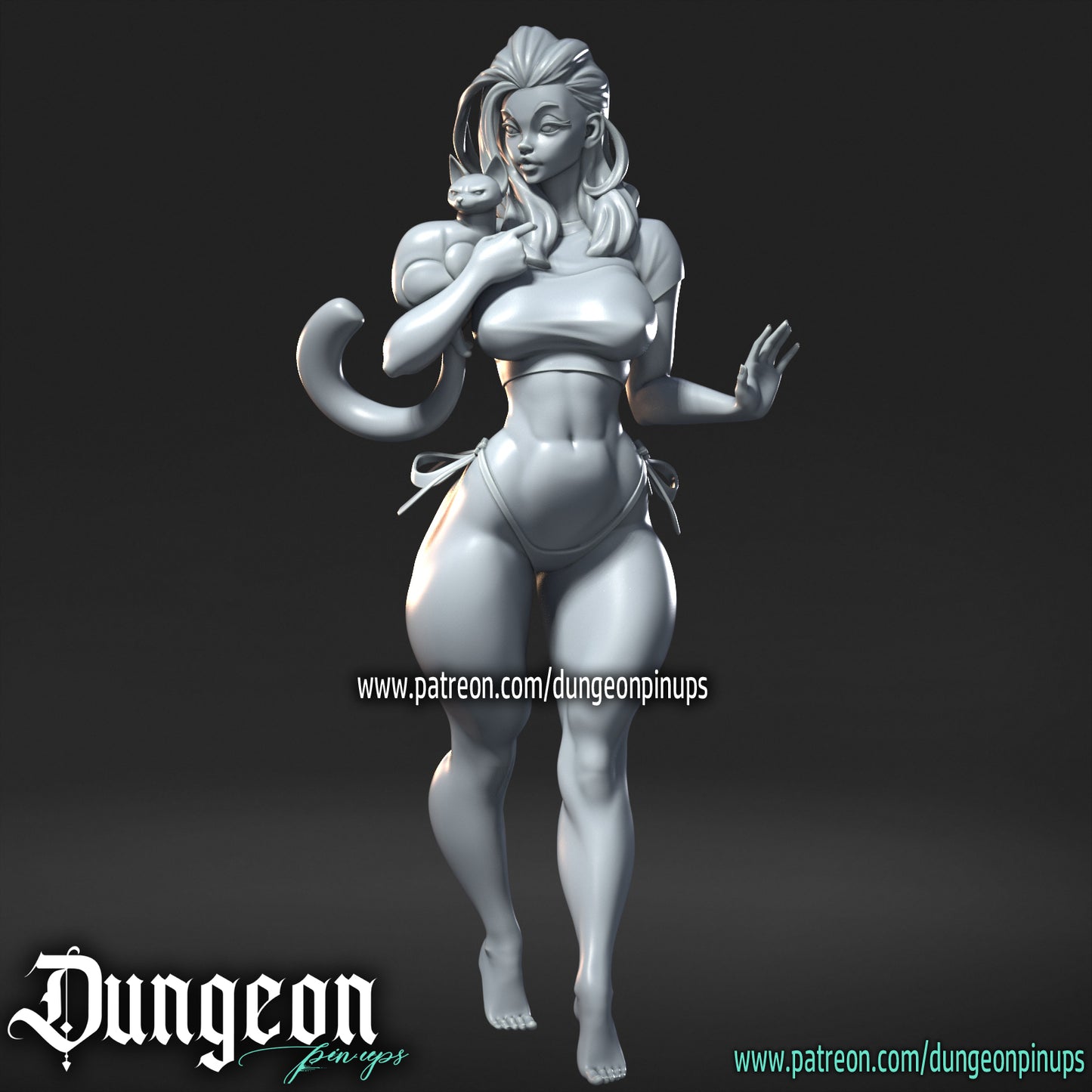 Zoe and the Cat | by RNEStudio