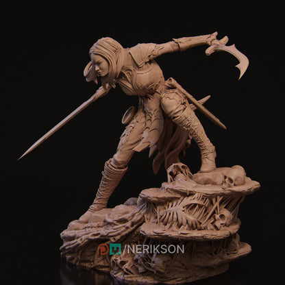 Lierin the Dark Elf Fighter | by Nerikson