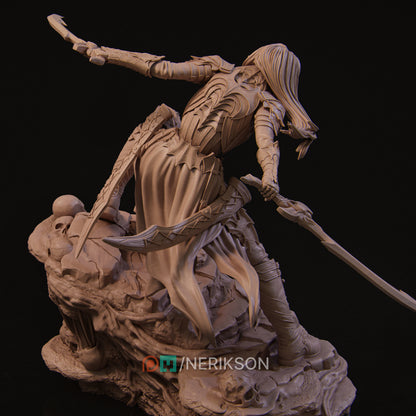 Lierin the Dark Elf Fighter | by Nerikson