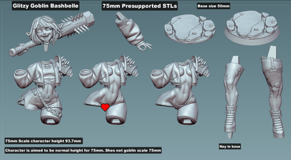 Glitzy Goblin Bashbelle | by Gaz Minis