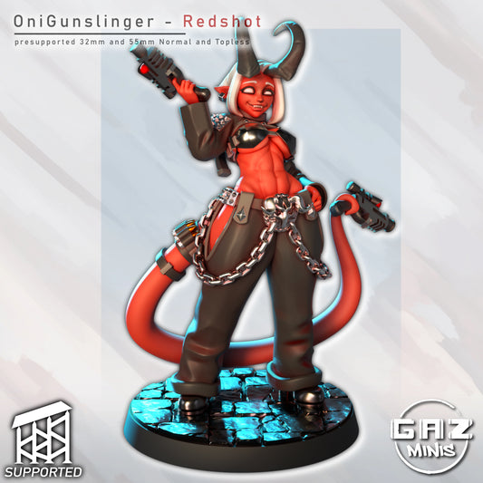 Oni Gunslinger Redshot | by Gaz Minis