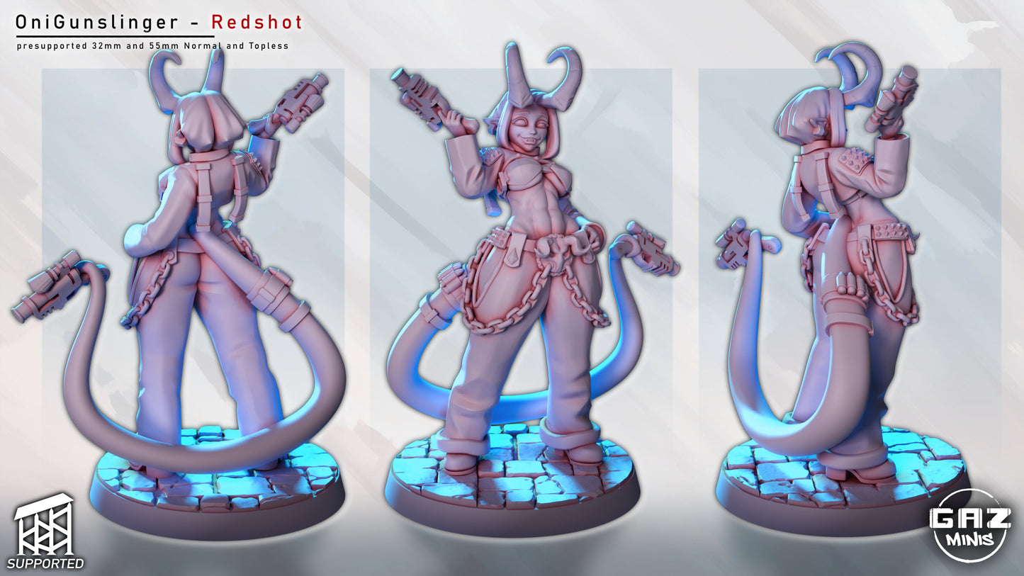 Oni Gunslinger Redshot | by Gaz Minis