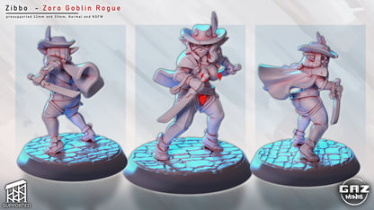 Zibbo Goblin Rogue | by Gaz Minis