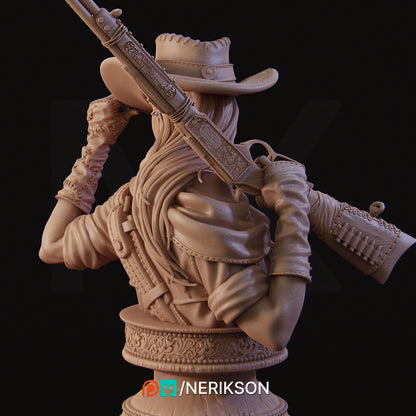 Jane the Gunslinger Bust | by Nerikson