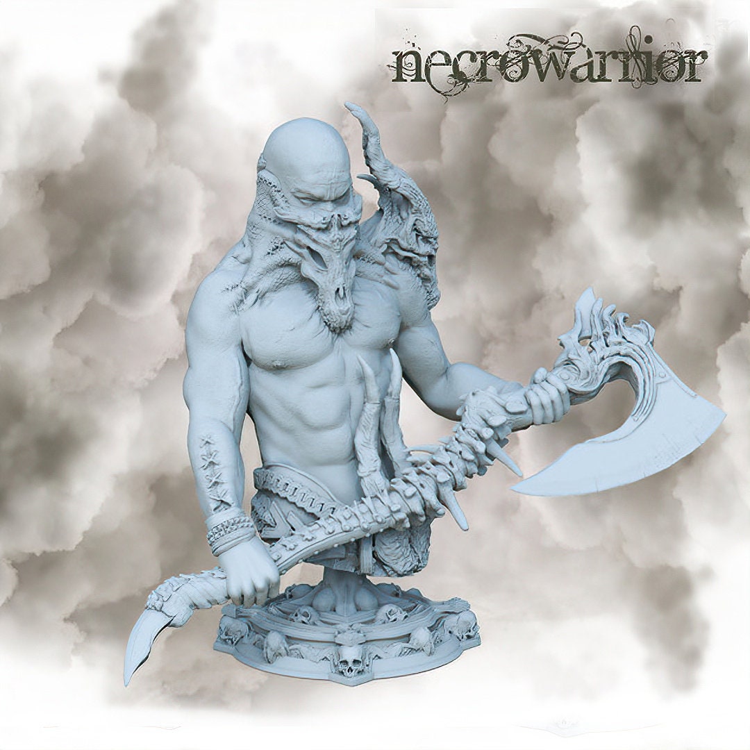 Necrowarrior Bust | by Printomancer