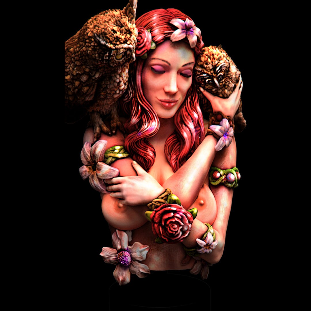 Elowen, the Dryad Bust | by Printomancer