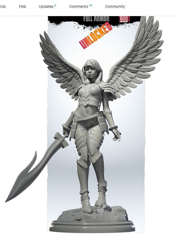 Ariel the Heavenly Warrior | by 3D IPStudio