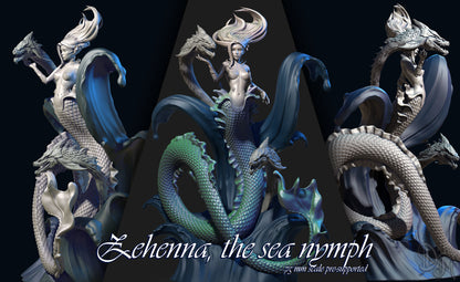 Zehenna the Sea Nymph | by Dungeons&Maidens