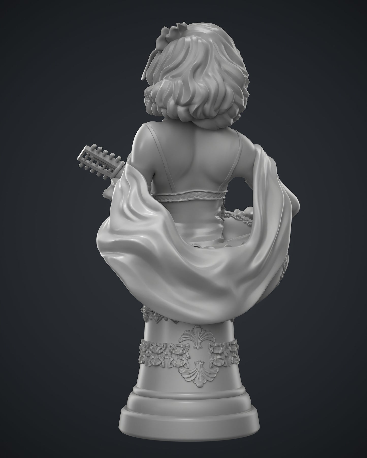 Grogella Bard Bust | by Hold My Miniature