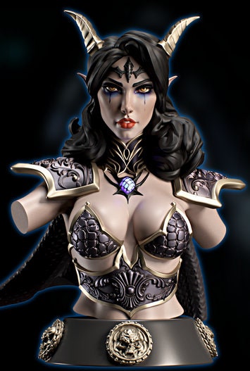 Elara Nighshade Bust | by Mystic Makers Miniatures