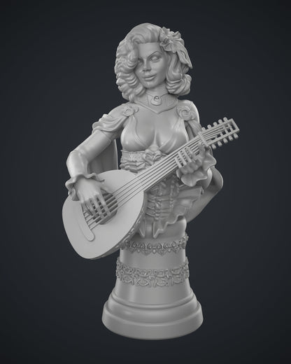 Grogella Bard Bust | by Hold My Miniature