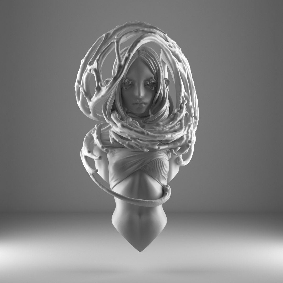 The Grower Fae Bust  | by Blackthorn Miniatures