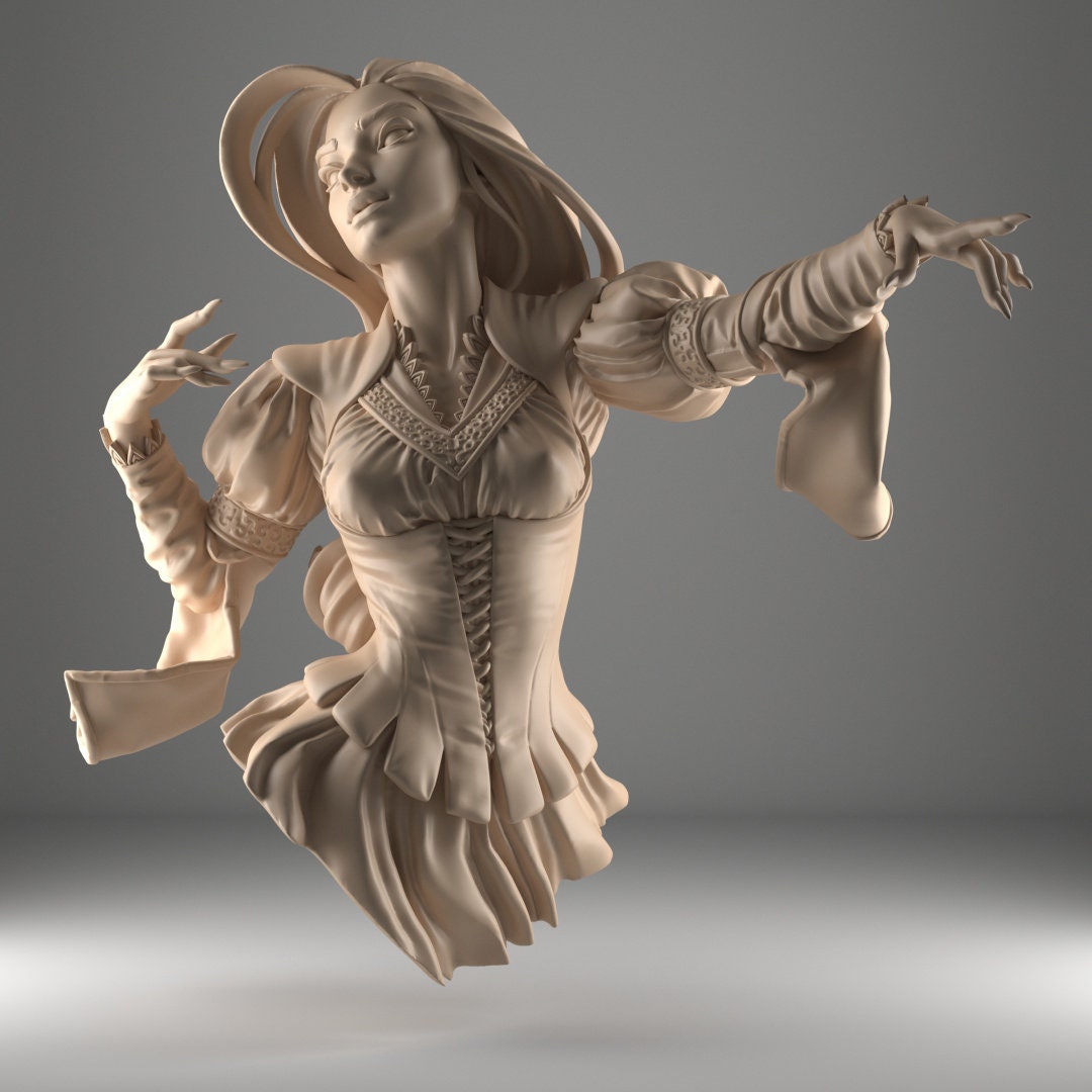 Dragoslava Witch Bust | by Blackthorn Miniatures