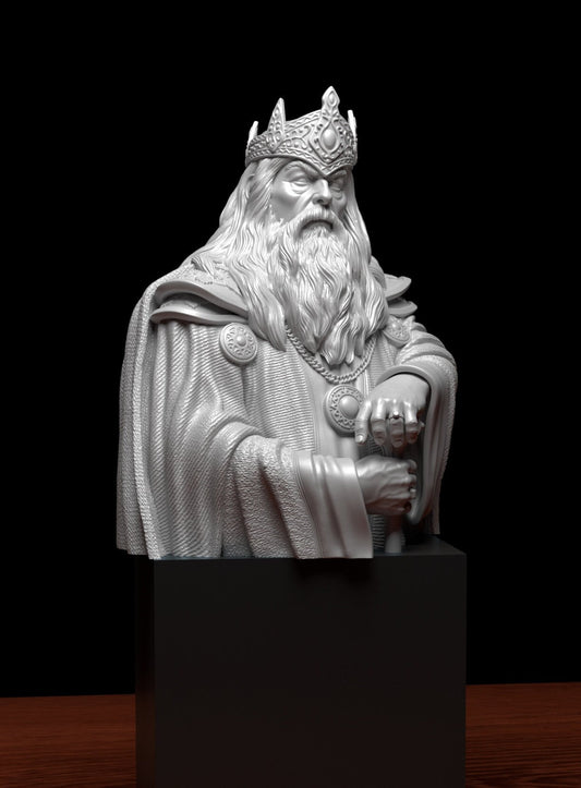 The Last Battle of the King Bust | by Nocturna Models