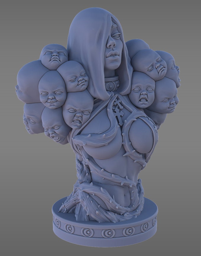 Thornwitch Bust | by Astland