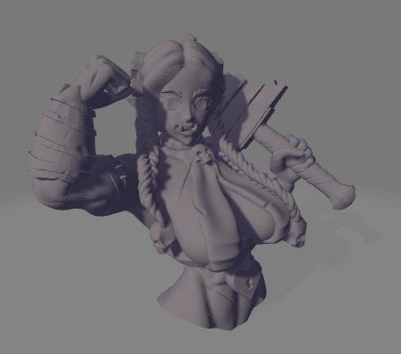 Barbarian Wheyfu's Busts | by Goomer Miniatures