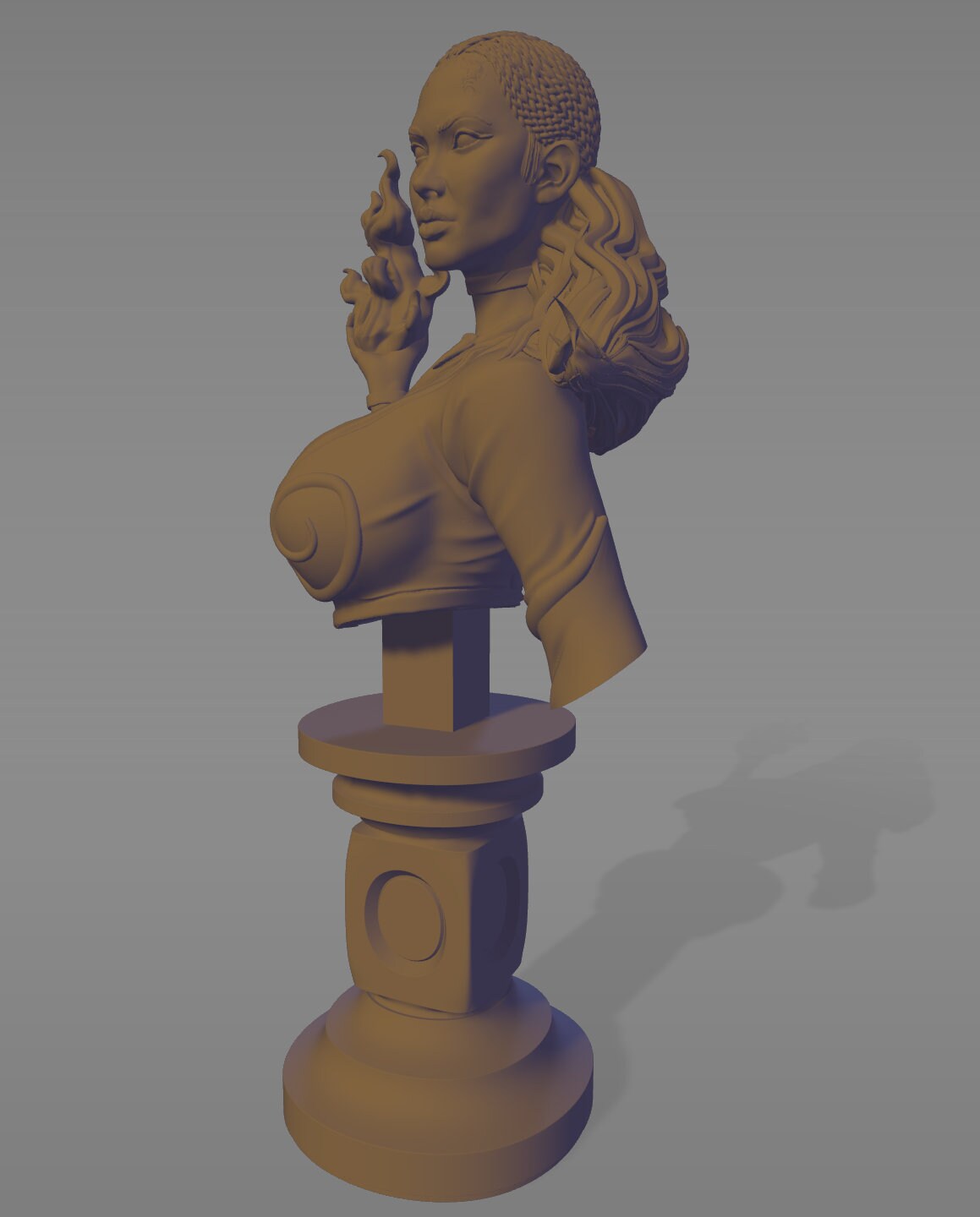 Nanjala, the Desert Mage Bust | by Ounce Art