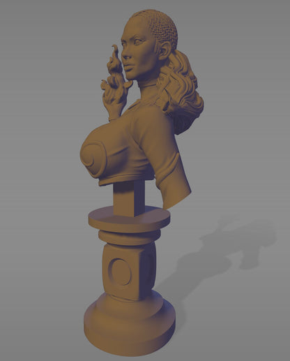 Nanjala, the Desert Mage Bust | by Ounce Art