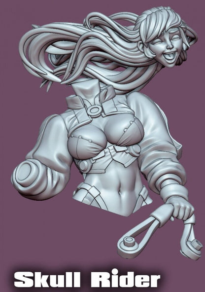 Skull Rider Sammy Bust | by Gaz Minis
