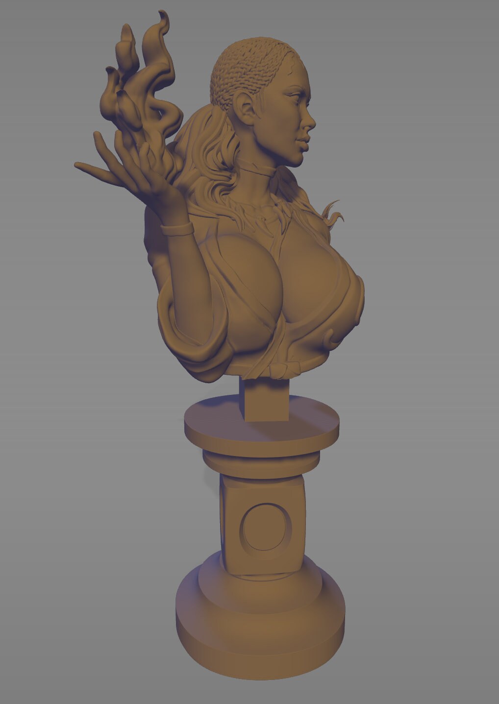 Nanjala, the Desert Mage Bust | by Ounce Art