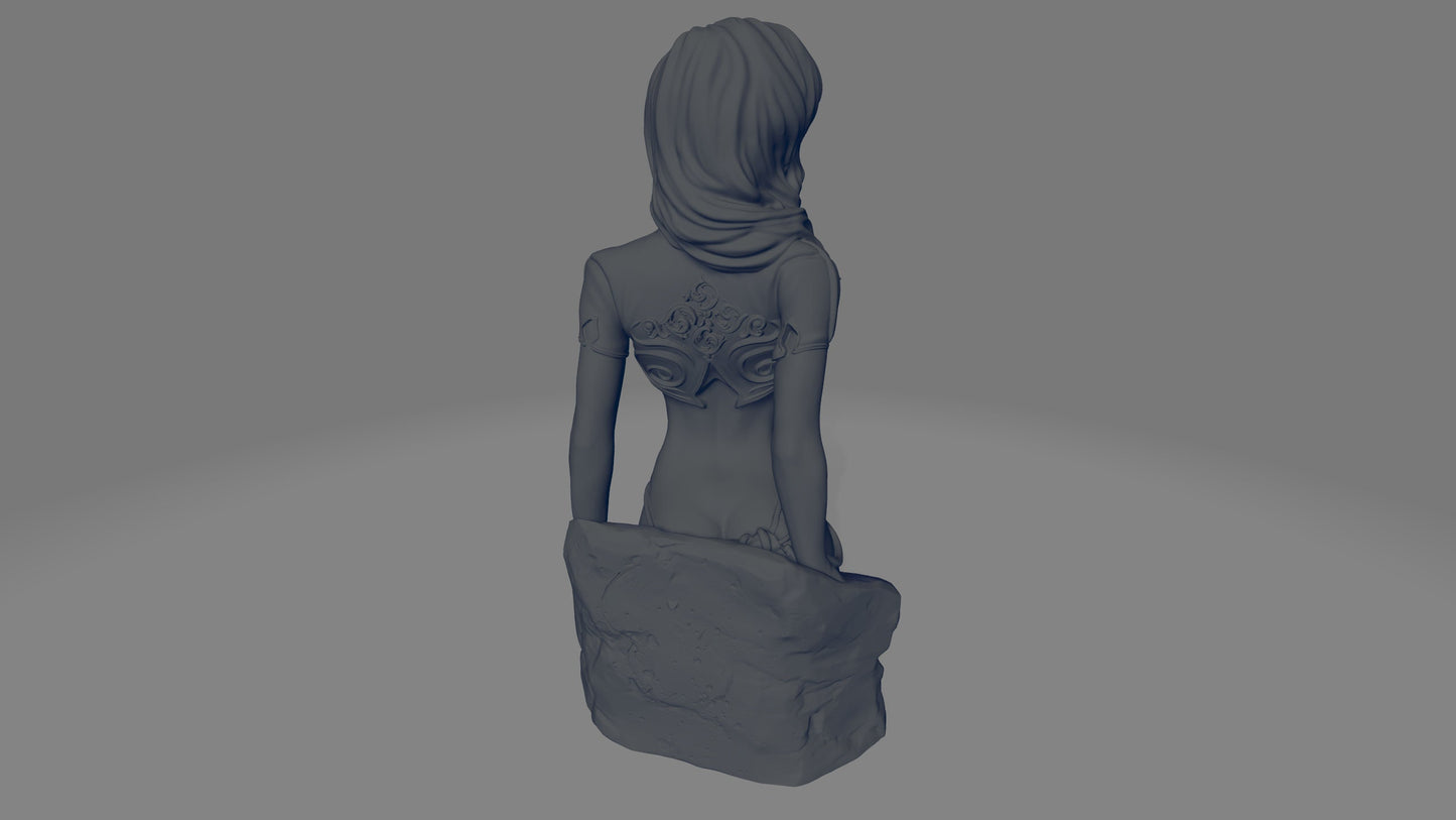 Moirraine Bust | by Nomad Sculpts