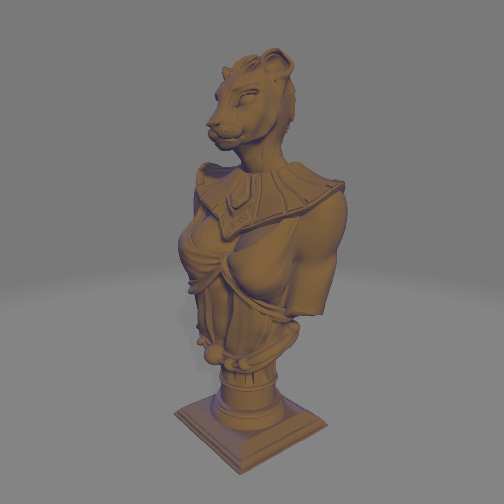 Nahila the Catfolk Priestess | by Gilded Lion Miniatures