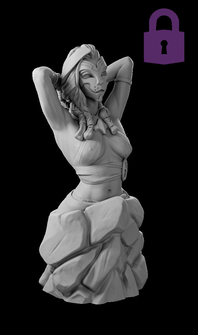 Serphina Bust | by Miniatures Cave