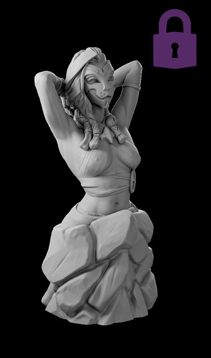 Serphina Bust | by Miniatures Cave