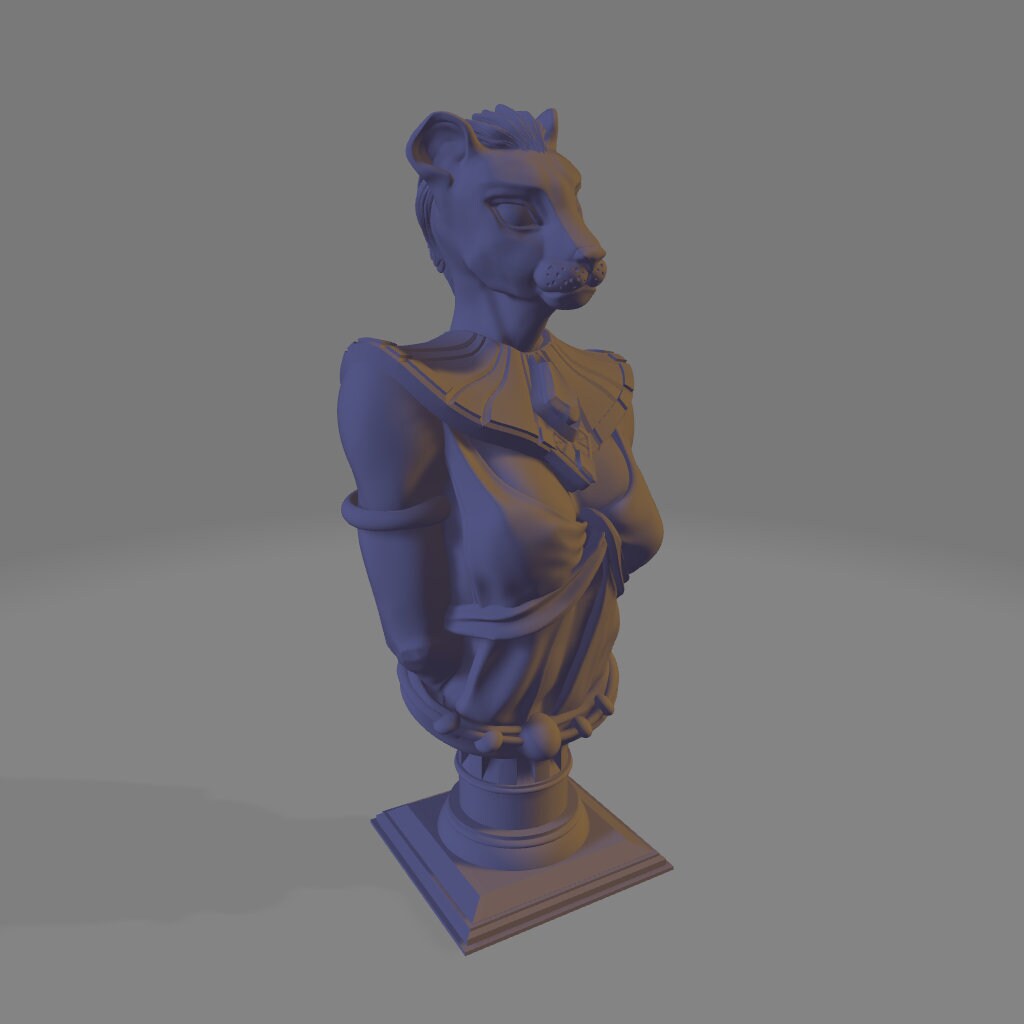 Nahila the Catfolk Priestess | by Gilded Lion Miniatures