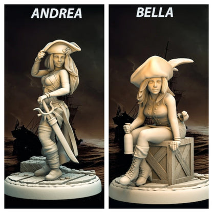 Pirate Girls vol.1 Miniature Bundle | by Ravi Sampath