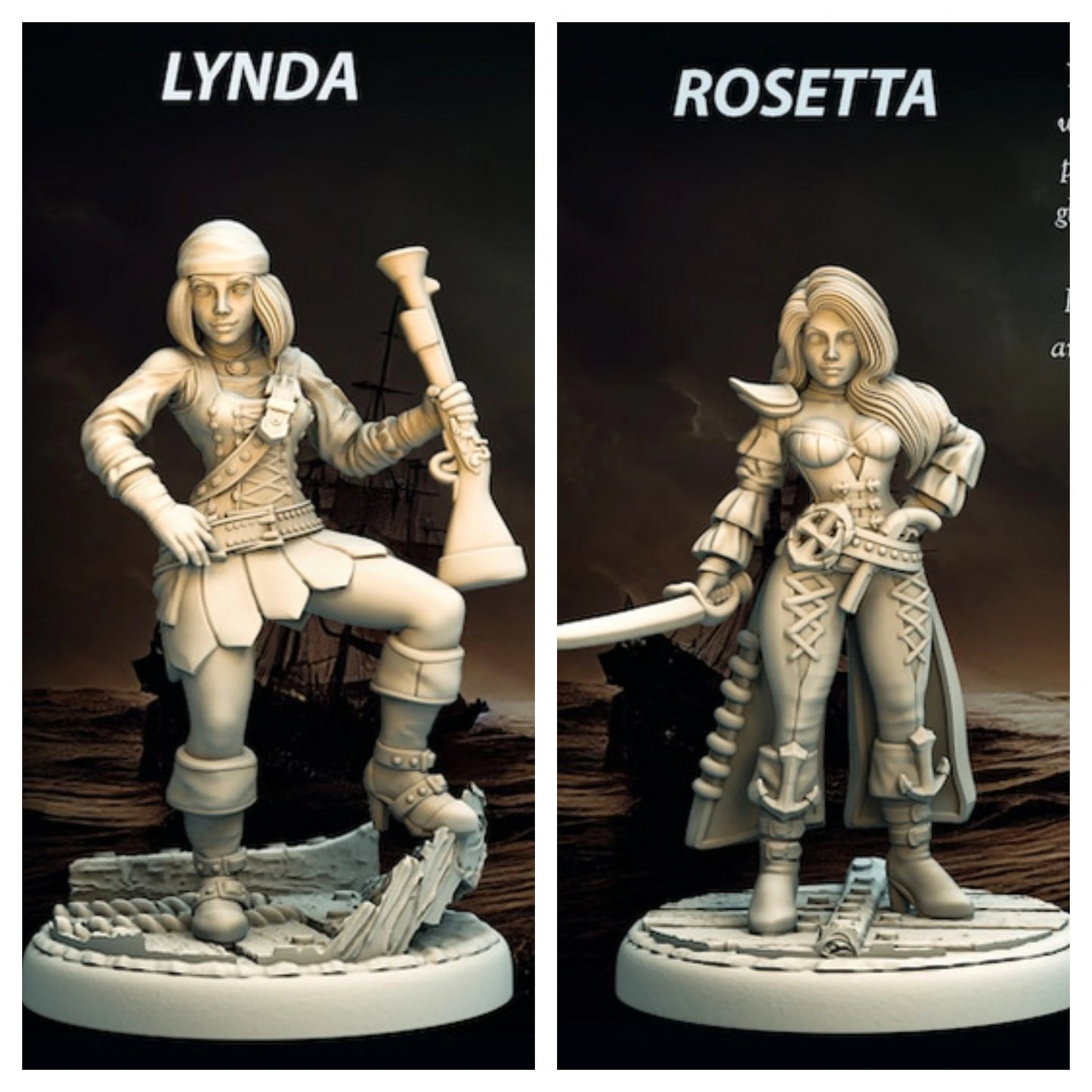 Pirate Girls vol.1 Miniature Bundle | by Ravi Sampath