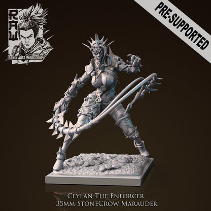 Ceylan & Tarkan | DnD Cultist Sadist Marauder miniatures | 35mm / 54mm / 75mm | by Ronin Arts Workshop