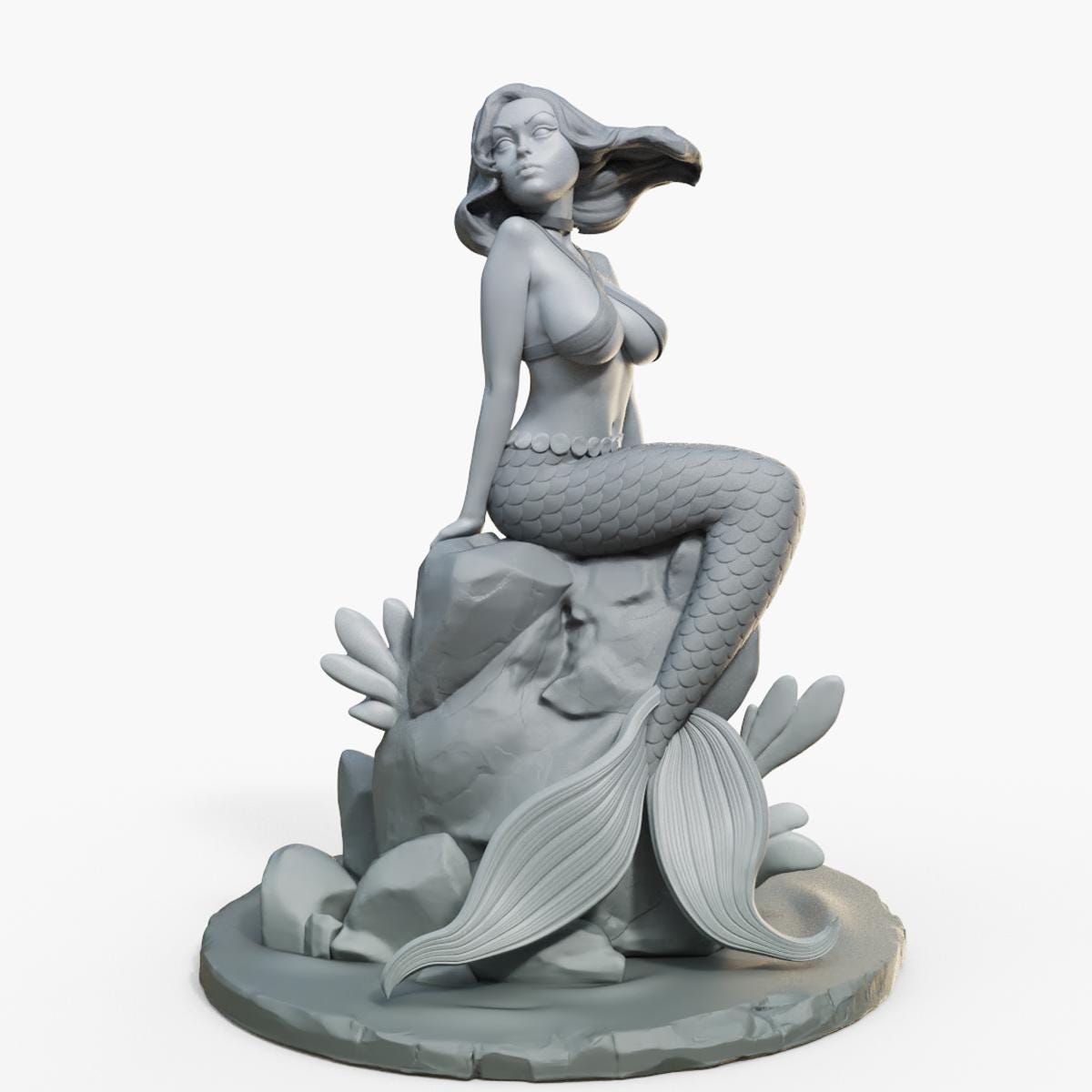 Serenya | Female Collectible Pinup Miniature | 32mm / 75mm | by Female Miniatures