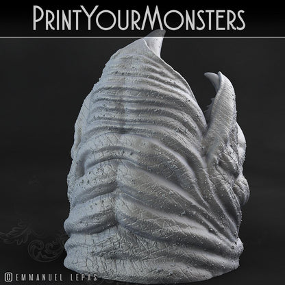 Dune Maw | DnD Insectoid Monster Miniature Snake demon | by PrintYourMonster