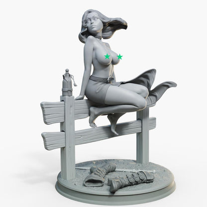 Serenya | Female Collectible Pinup Miniature | 32mm / 75mm | by Female Miniatures