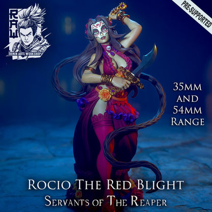 Servants of the Reaper 1 | Fantasy Day of the Dead Collectible Miniatures | 35mm / 75mm | by RoninArtsWorkshop