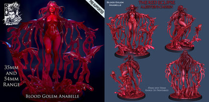 The Red Eclipse | Fantasy DnD Vampire Monster Collectible Miniatures | 35mm / 75mm | by RoninArtsWorkshop